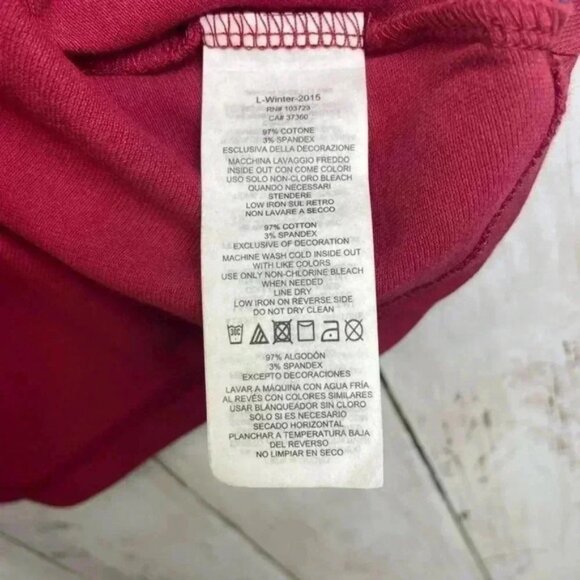 Armani Exchange Red Polo Shirt Size Small Lightweight/Summer - Picture 4 of 8